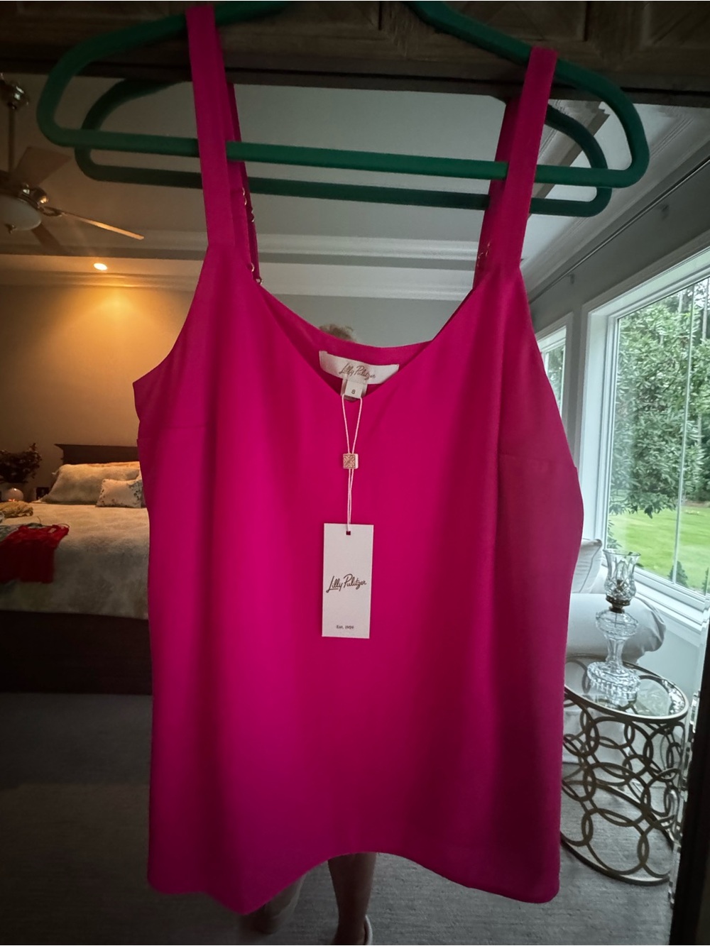 NWT Lilly Pulitzer Vibrant Pink Sleeveless Top